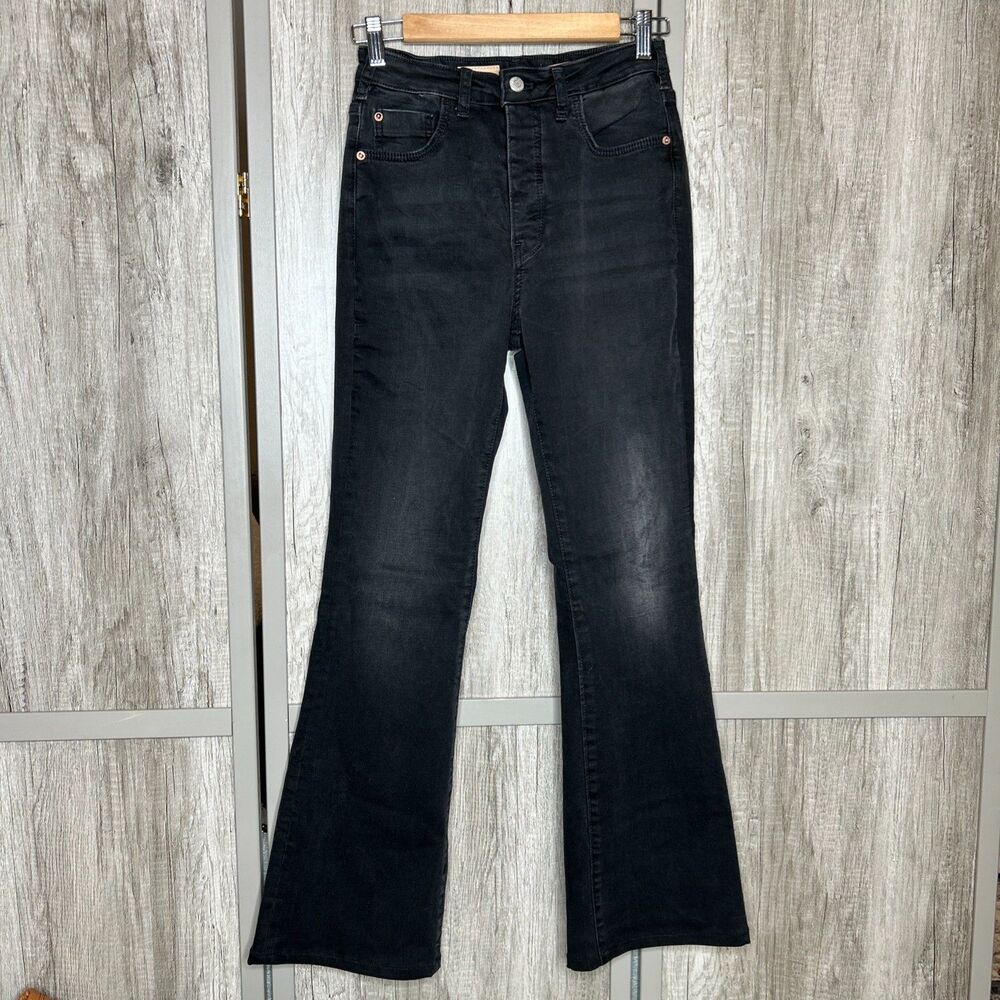 Pilcro Jeans Size 27 Bootcut The Icon Button Fly Black